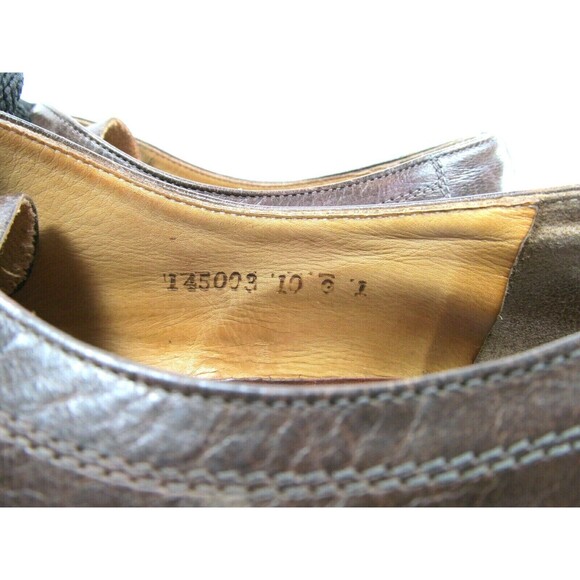 Gotthard Classic Lace Up  Brown Leather Vintage Shoes Mens Size US 10 - Picture 6 of 12